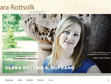 Tablet Screenshot of clararottsolk.com